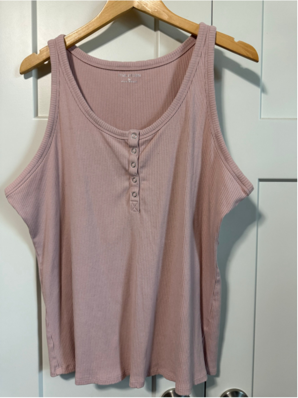 Women's maurices Ribbed Tank Top Plus 3X Pink